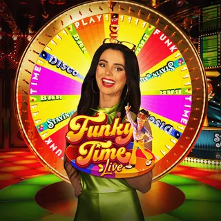 Miniatuur van het live casinospel Funky Time van Evolution