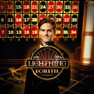Miniatuur van het live casinospel Lightning Roulette van Evolution