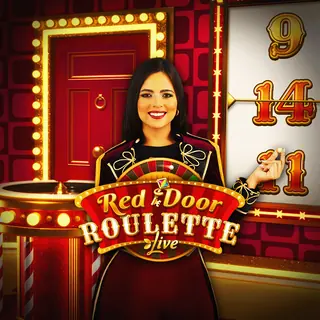 Miniatuur van het live casinospel Red Door Roulette van Evolution